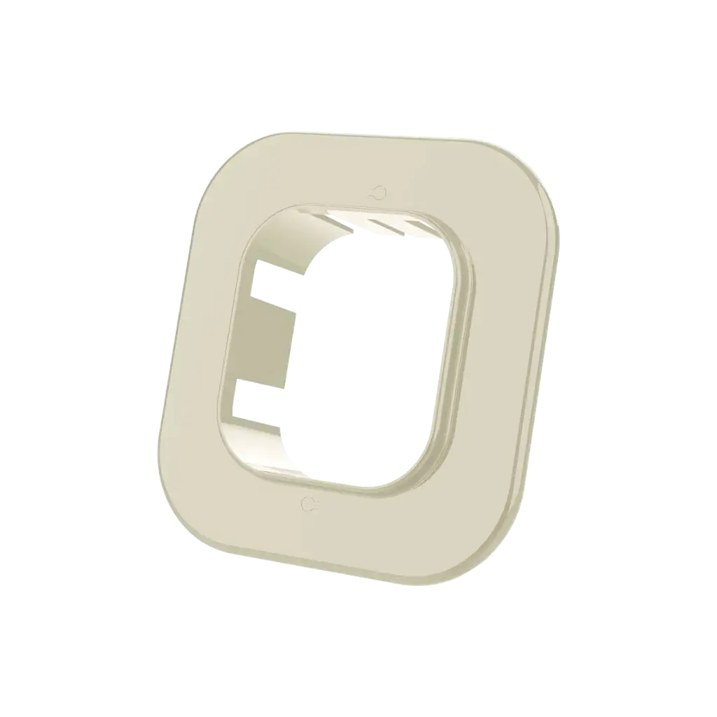 “EXCELLENS RM” Wall flange, 72 mm. Ivory RAL9002.