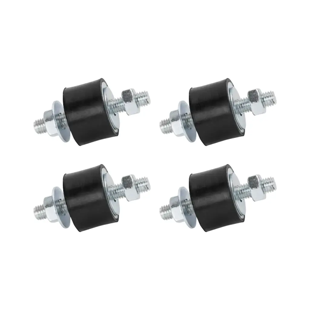 Cylindrical anti-vibration dampers 30x25 mm. 4 pcs in the set.
