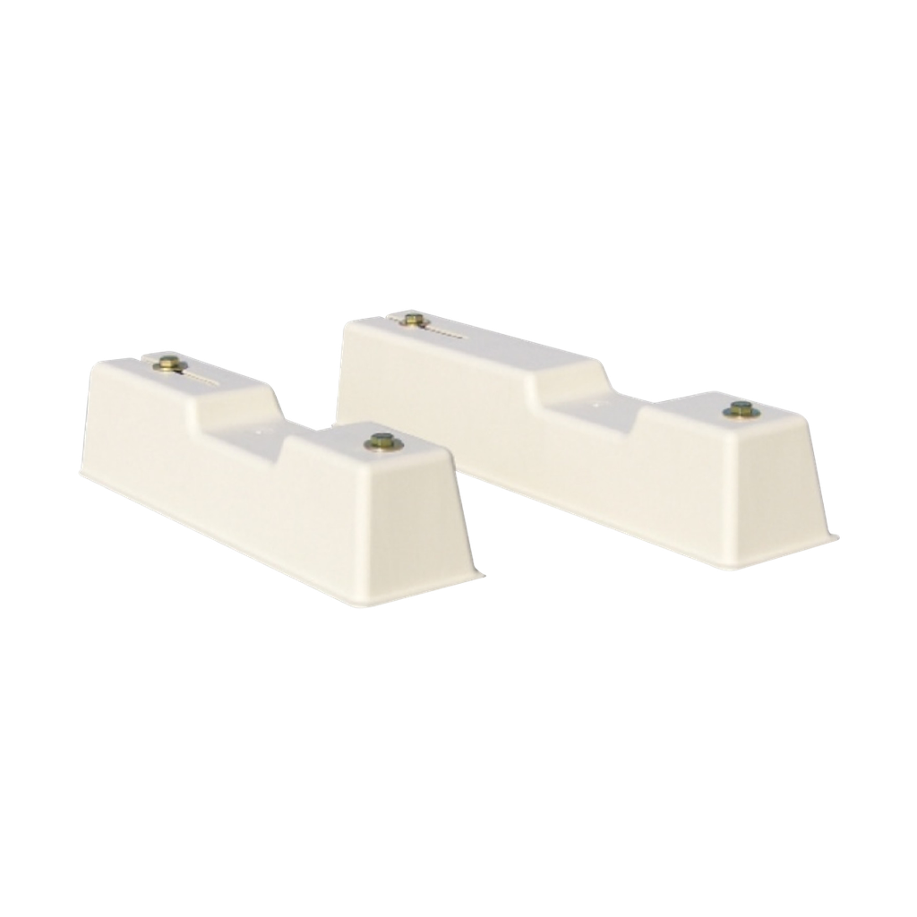 Nailonist plastikjalad 365, 115x80x365 mm (2 tk komplektis), beež.