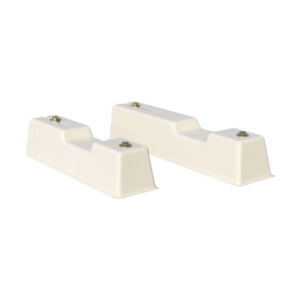 Nailonist plastikjalad 465, 115x80x465 mm (2 tk komplektis), beež.