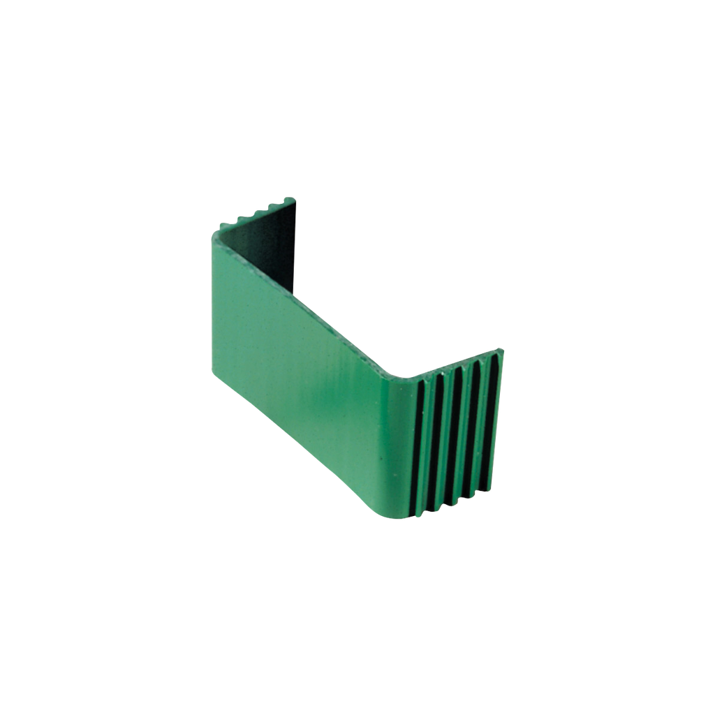 Bracket (Green) for 110×75 mm Straight Duct. Pack of 20 pieces.