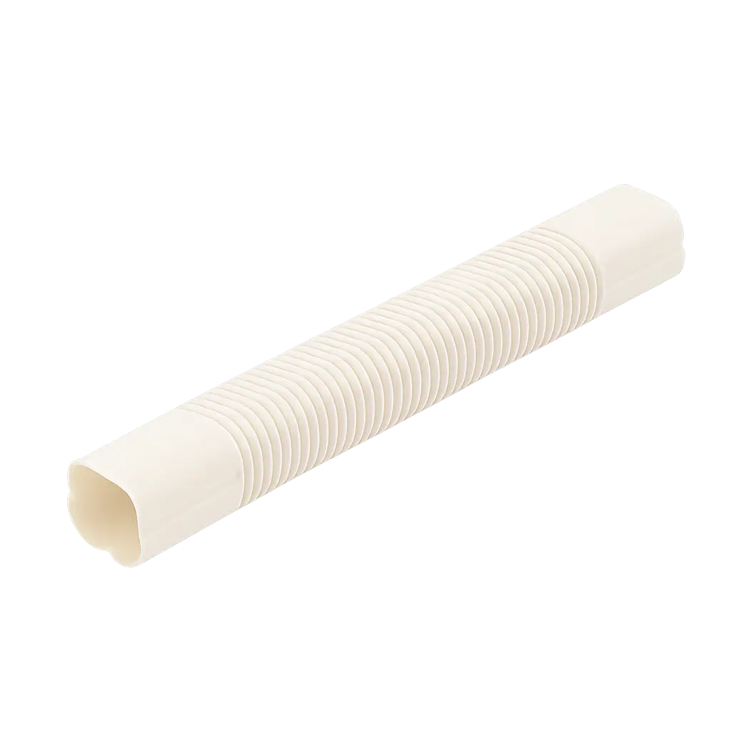 Inaba flexible duct 495x62x74 mm, beige.