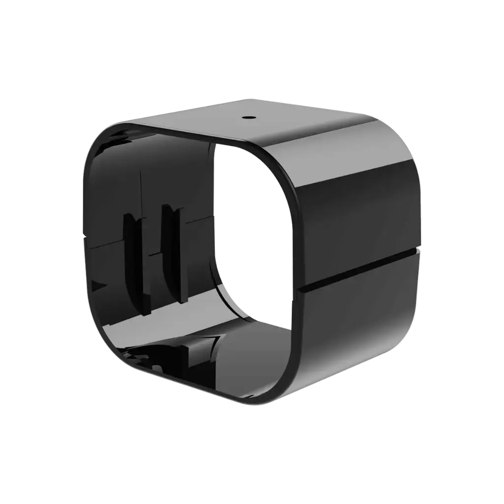 “EXCELLENS MG” Coupling sleeve, 72 mm. Black RAL9005.