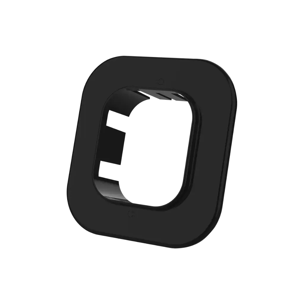 “EXCELLENS RM” Wall flange, 72 mm. Black RAL9005.