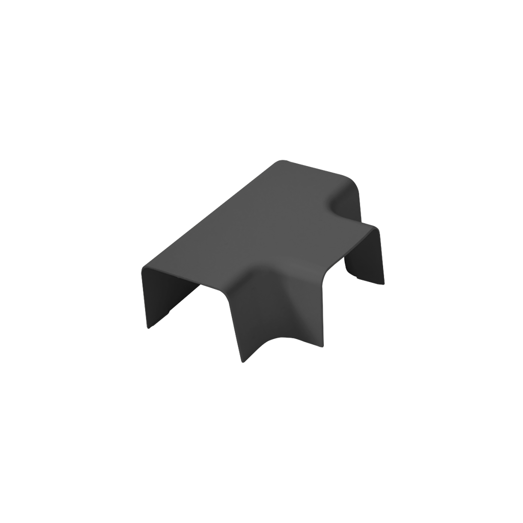 T-ühendus 80x60 mm kattekarbikule, hall. Pakendis 4 tk.