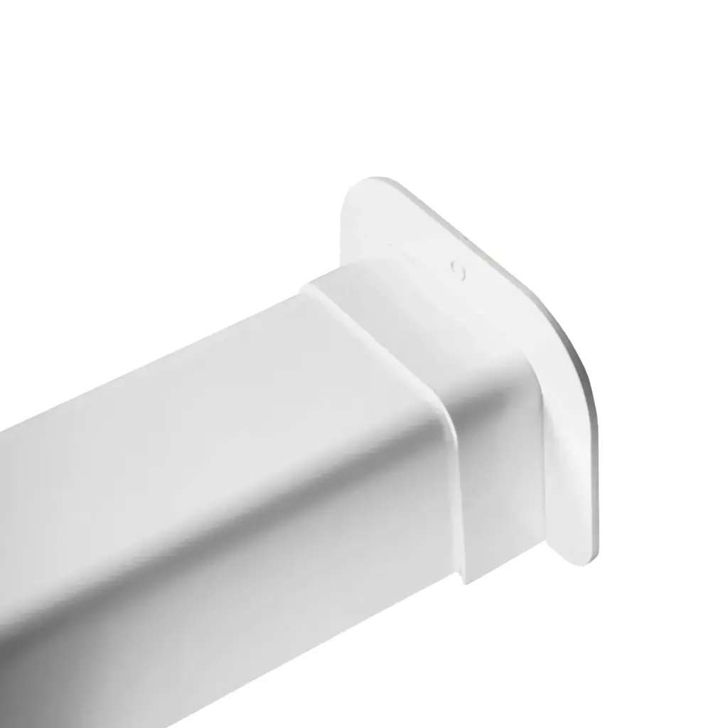 Wall passage for 110x75 mm duct, White. Pack of 8 pieces.