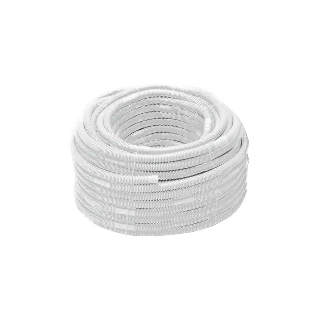 Condensate water hose 18/20 mm with clip-in connection. 50 meters.