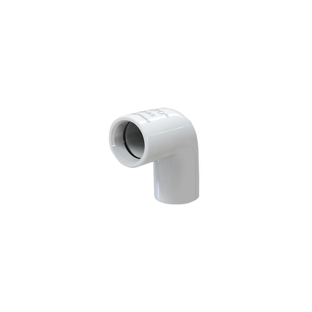 90° Connection to the TCR-25 Condensate Tube, White