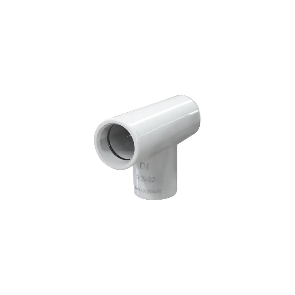 T-connected TCR-32 rigid tube.