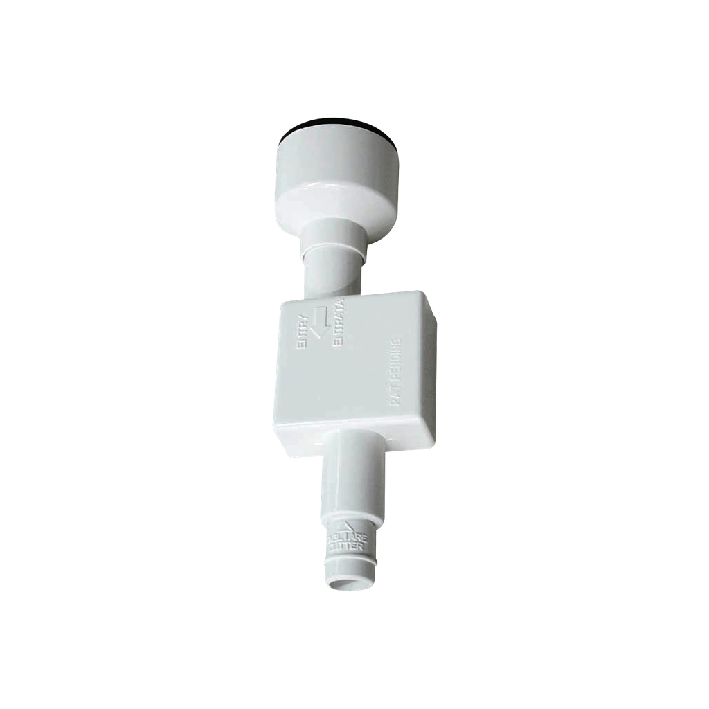 Anti-odour lock for condensate water hoses to Ø16/18/20/20/25 mm. 