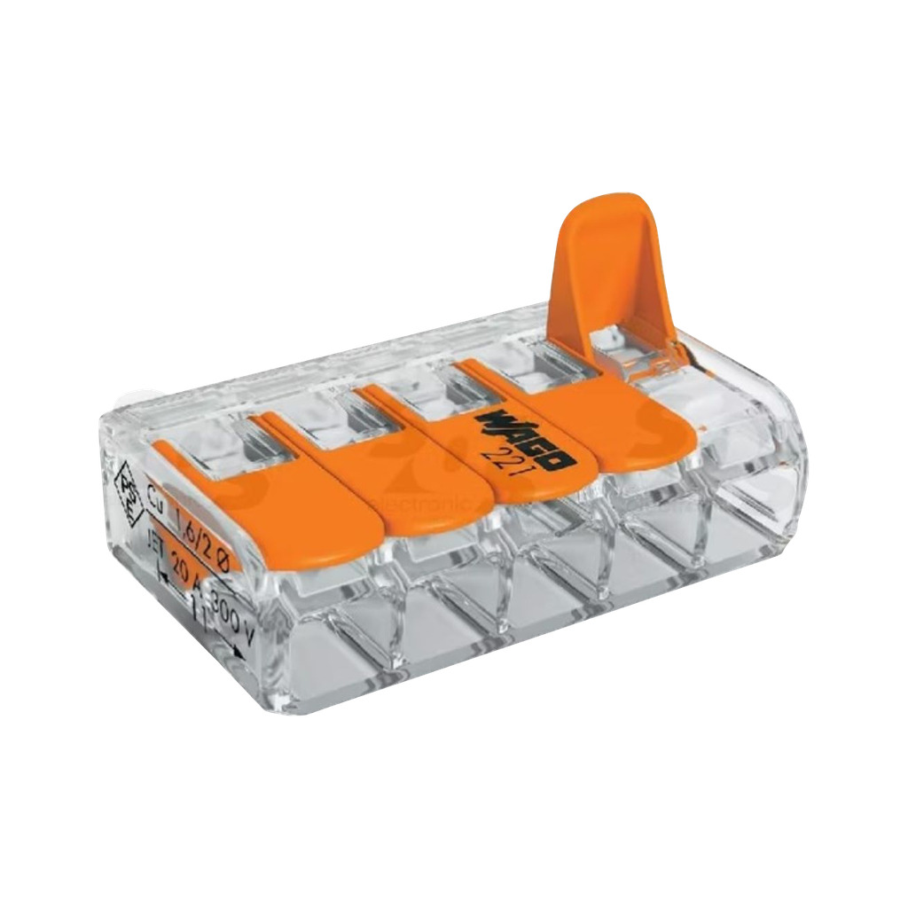 Harukarbiklemm 5-ne, avatav, 0.2-4.0 mm².