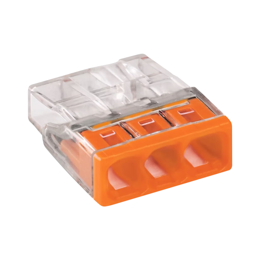 Harukarbiklemm 3-ne, 0.2-2.5 mm². Pakendis 100 tk.