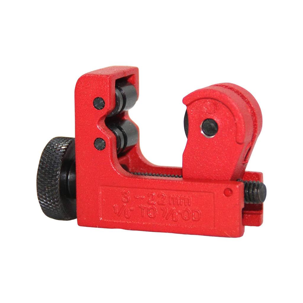 Torulõikur Mini, punane, 1/8"–7/8" (3–22 mm).