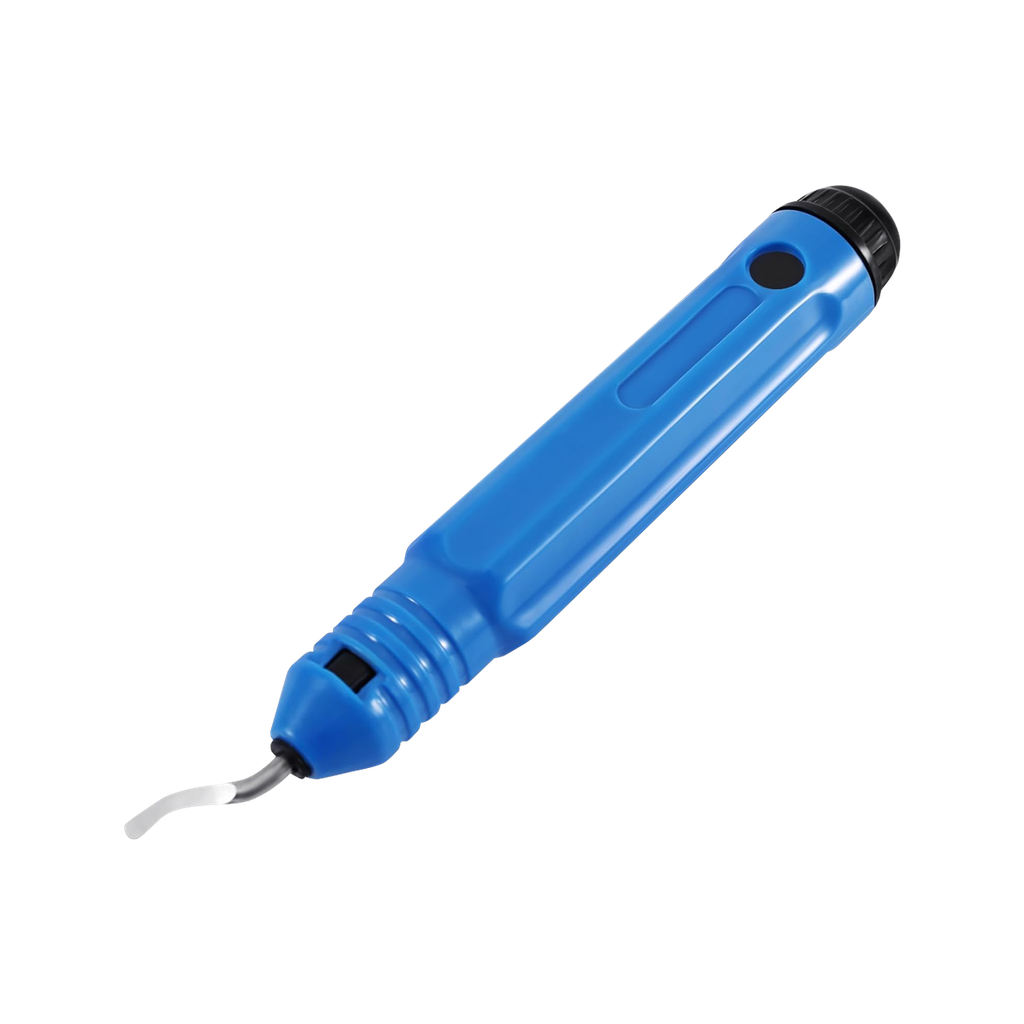 Handy deburrer. The cleaner has free 360° movement.