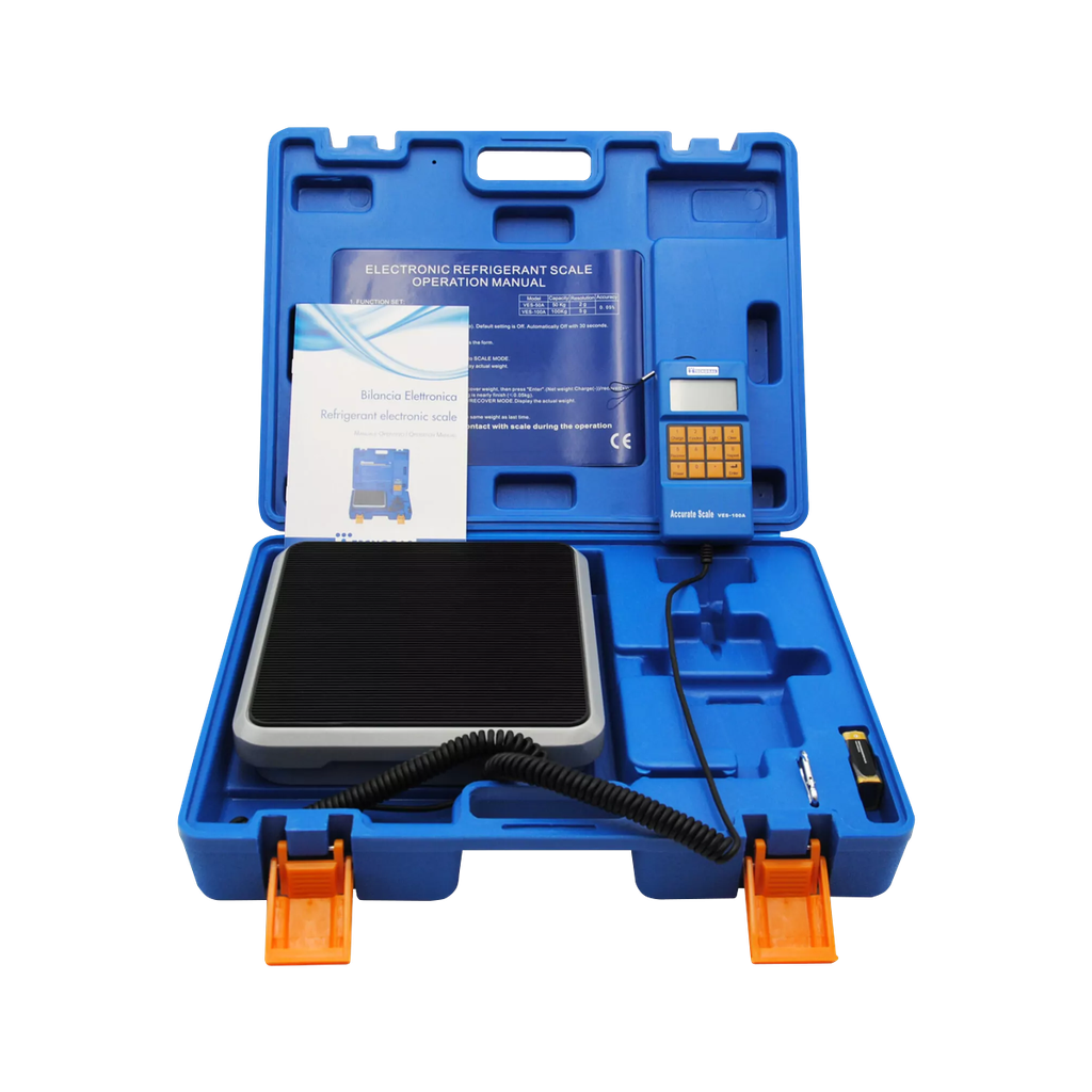 Electronic refrigerant scale 100 kg.