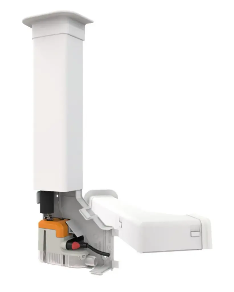 Kondensaadipump Delta Pack 80x60, seadmeväline (80x60 mm karbik, põlvega), beež.