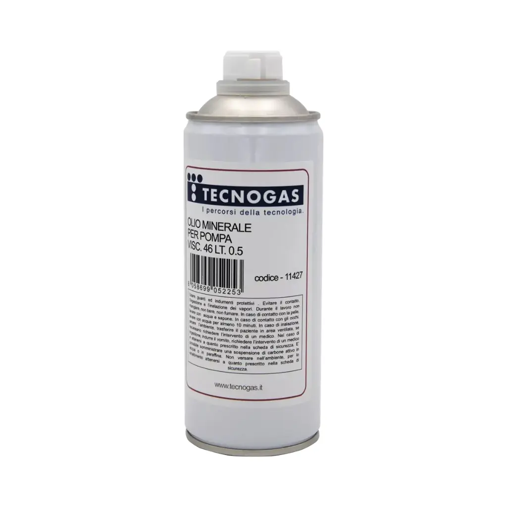 Mineral oil for vacuum pump. Viscosity 46, 500 ml.