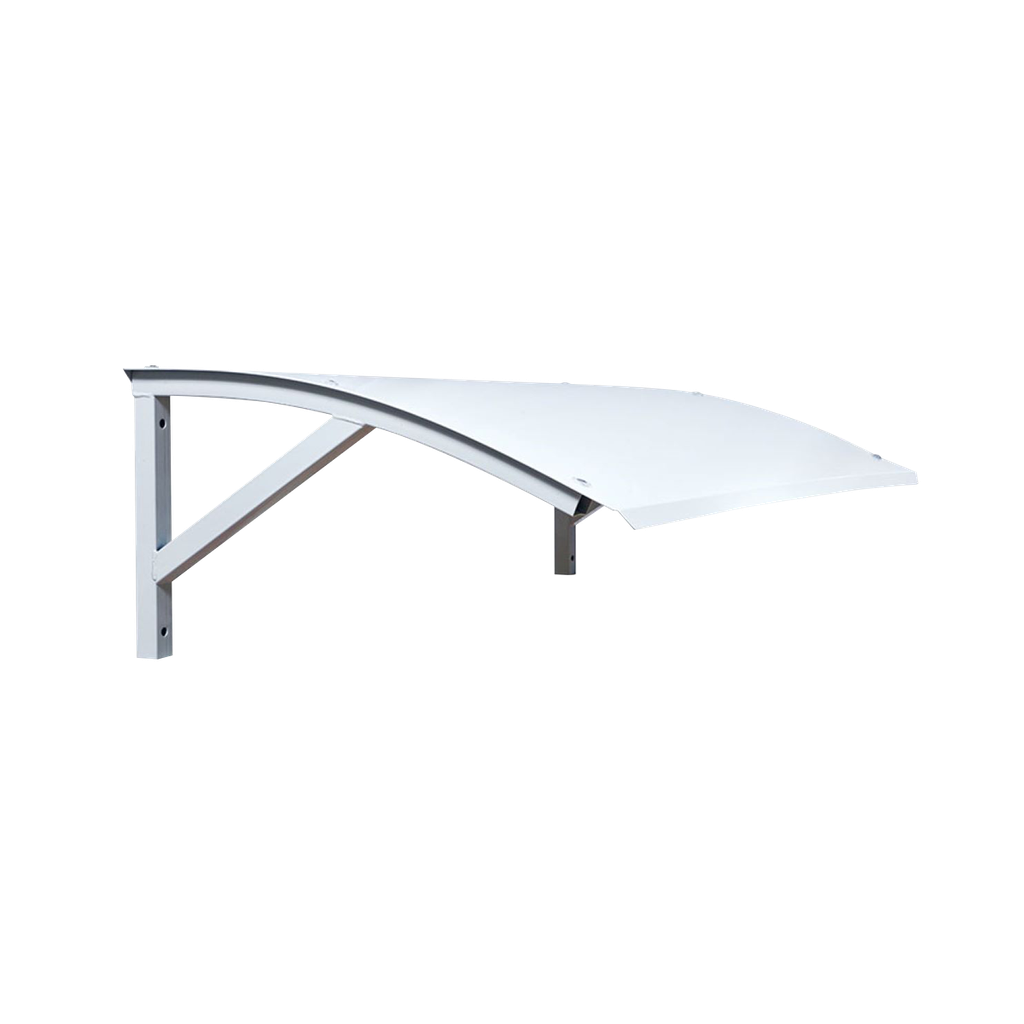 Metal Roof Curved 200x920x540 mm (HxWxD), RAL 9002
