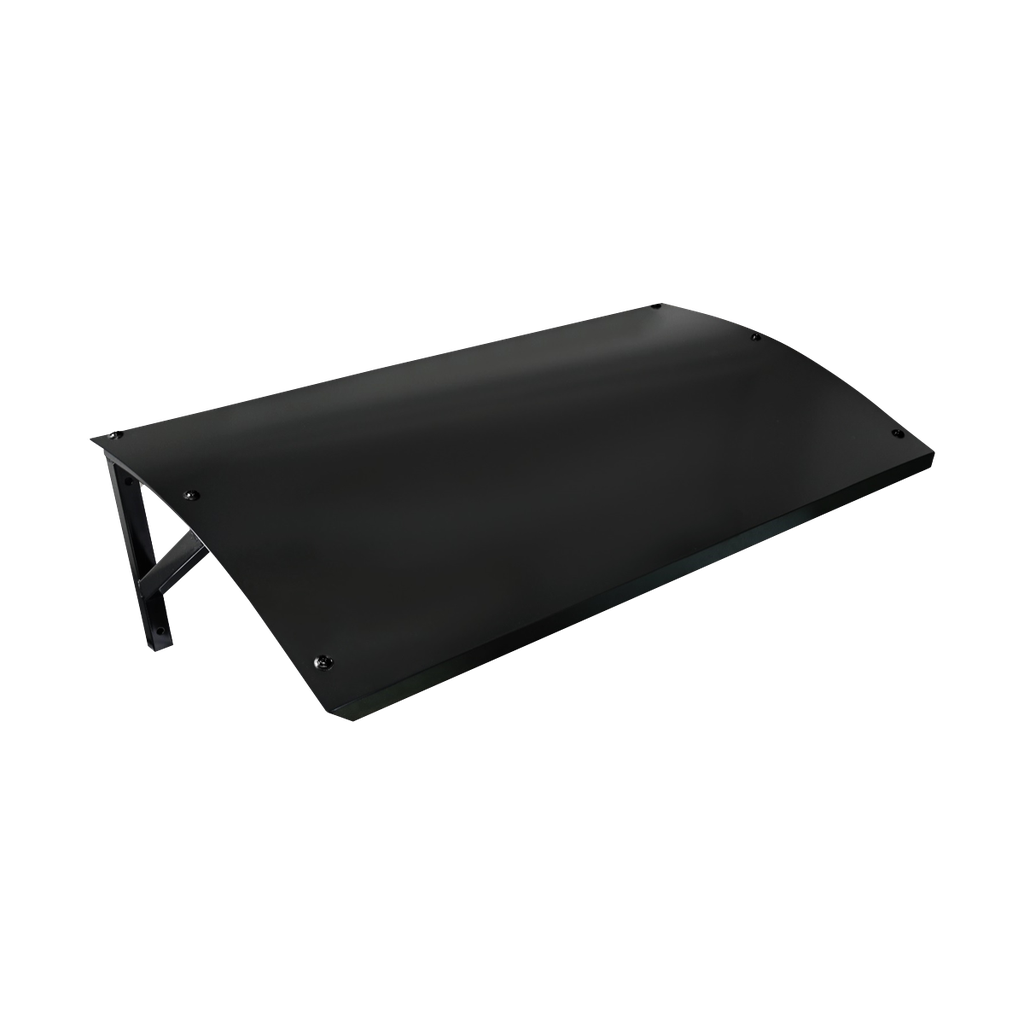 Metal roof curved 920x540x200 mm. RAL 9005 (Black).