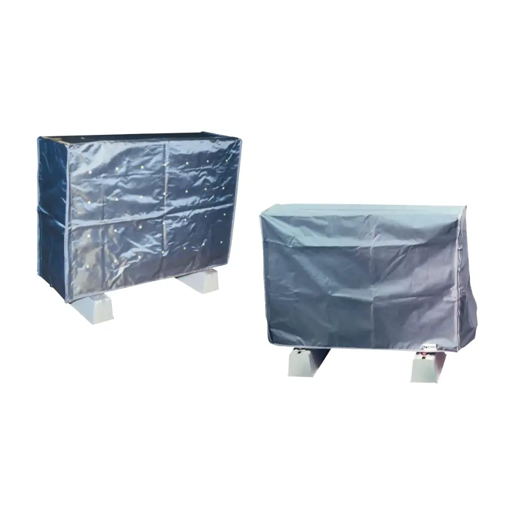 PVC plastic-coated fabric cover for outdoor unit. 880x620x400 mm.
