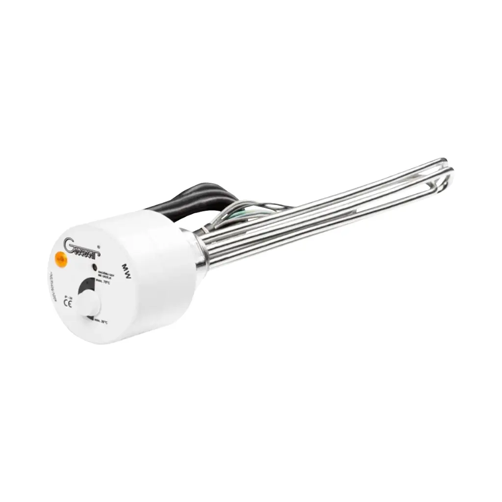 3-phase heater for a boiler with a thermostat 9000 (3x3000) W 1½".