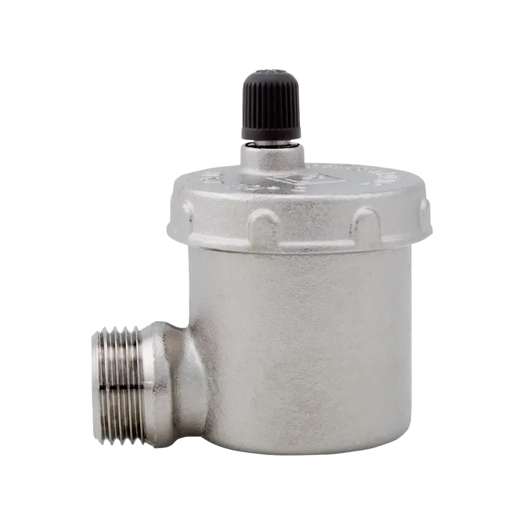 Automatic air-vent valve 1/2", side inlet, 10 bar, 110°C