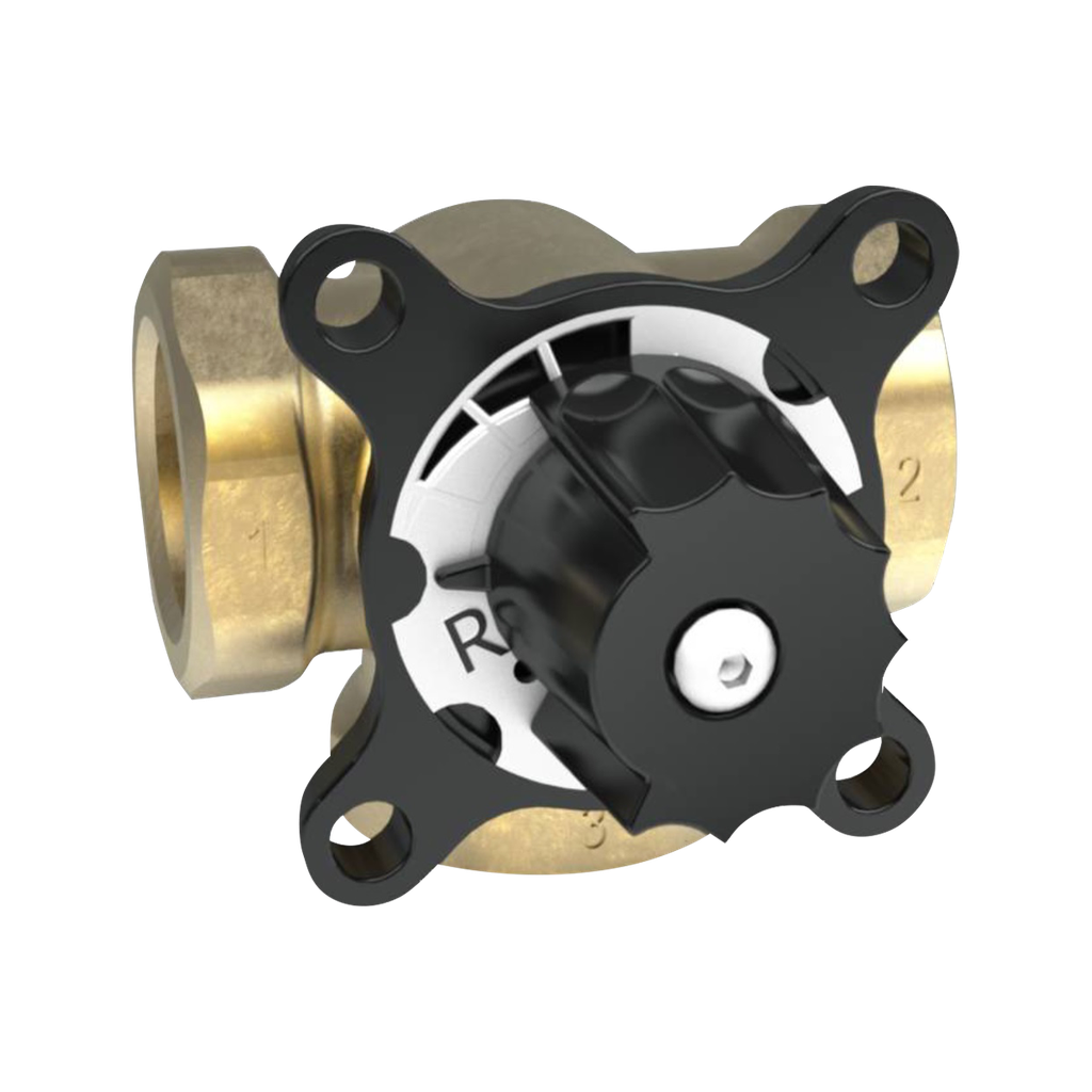 3-way AMV3121 (DN25) 1" mixing and distribution valve.