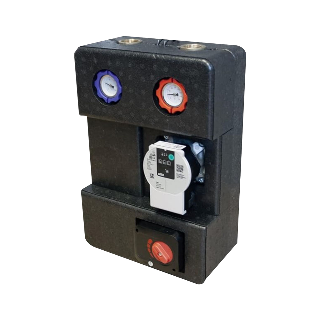 GPO S Pump group with 3-way valve mixing valve DN20.