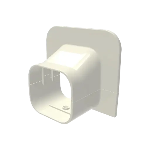[11122120] "EXCELLENS TA" corner joint cover for 72x64 mm cover duct, Ivory. Pack of 5 pieces.