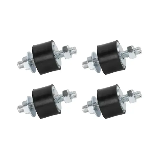 [VD-253015] Cylindrical anti-vibration dampers 30x25 mm. 4 pcs in the set.