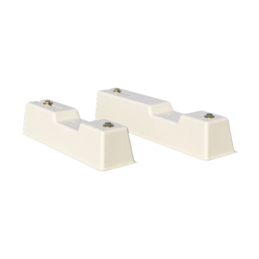 [SCD500290] Floor base 365. Ivory colour. Includes M8 bolts.  115x80x365 mm. 