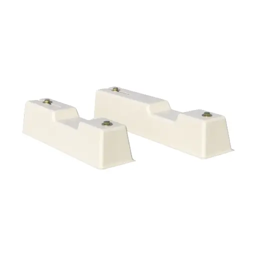 [SCD500291] Nailonist plastikjalad 465, 115x80x465 mm (2 tk komplektis), beež.