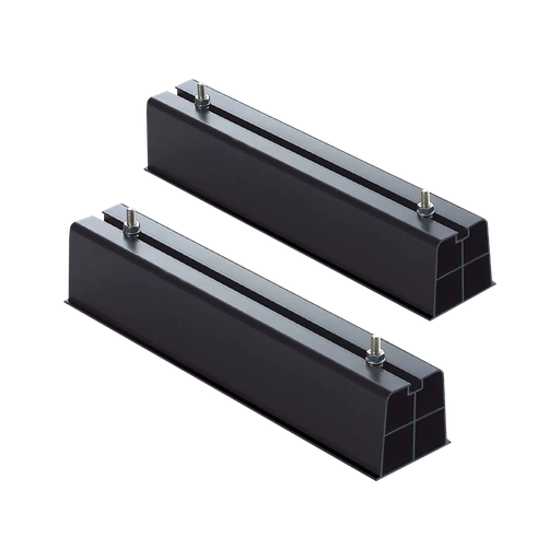 [SCD5E0001] Plastikjalad 350, 115x100x350 mm (2 tk komplektis), must.