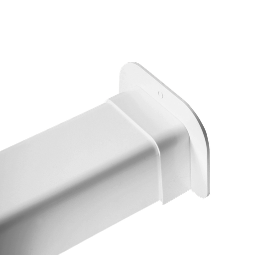 [AM0808-W] Wall passage for 80x60 mm duct, White. Pack of 16 pieces.