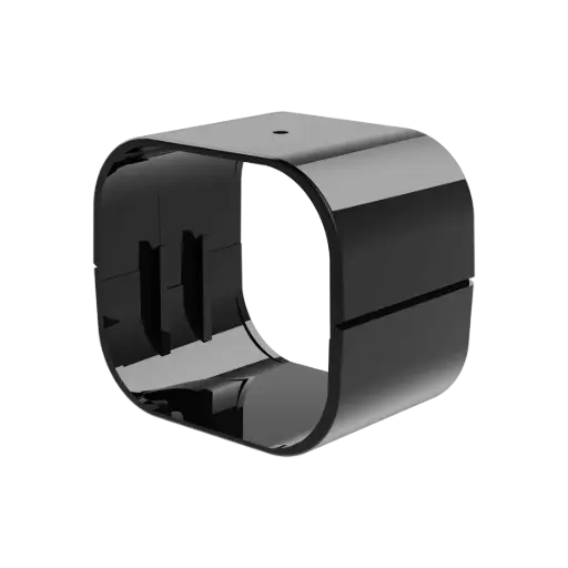 [SCD100319] “EXCELLENS MG” Coupling sleeve, 72 mm. Black RAL9005.