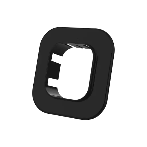 [SCD100321] “EXCELLENS RM” Wall flange, 72 mm. Black RAL9005.