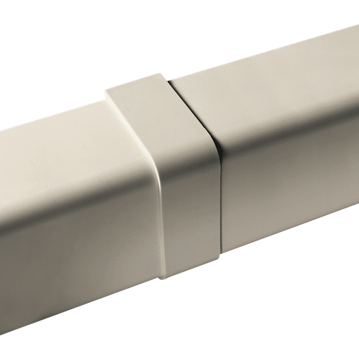 [AM0802-I] Cover Joint for 80x60 mm Duct, Ivory. Pack of 30 pieces.