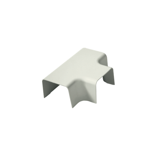 [AM0809-I] T-förgrening för kanal 80x60 mm, Elfenben.