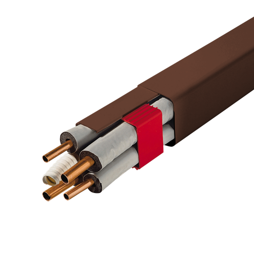 [AM0801-BR] Straight Duct 80x60x2000 mm, Brown. Pack of 8 pieces.