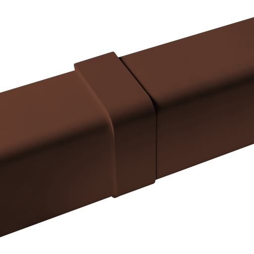 [AM0802-BR] Ühendusmuhv 80x60 mm kattekarbikule, pruun.
