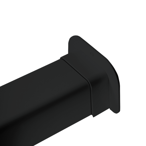 [AM0808-BL] Wall passage for 80x60 mm duct, Black. Pack of 16 pieces.