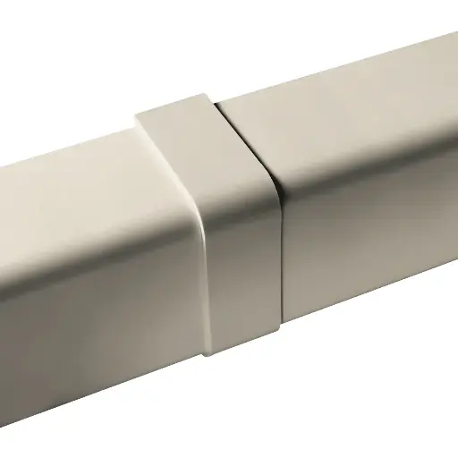 [AM1102-I] Cover joint for 110x75 mm duct, Ivory. Pack of 20 pieces.