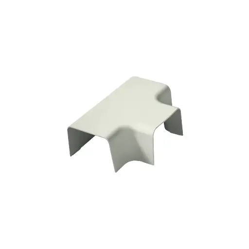[AM1109-I] "T" Shunt for 110x75 mm duct, Ivory. Pack of 4 pieces.