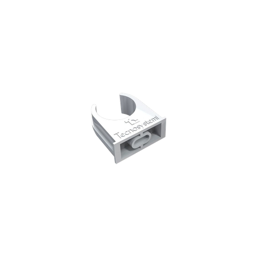 [SCD300021] Kinnitusklamber TCR-25 Kondensaaditorule, Valge