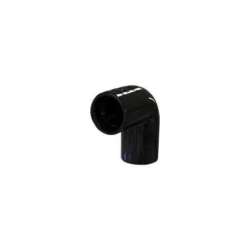 [SCD3E0004] 90° jätkumuhv TCR-21 kondensaaditorule, must.