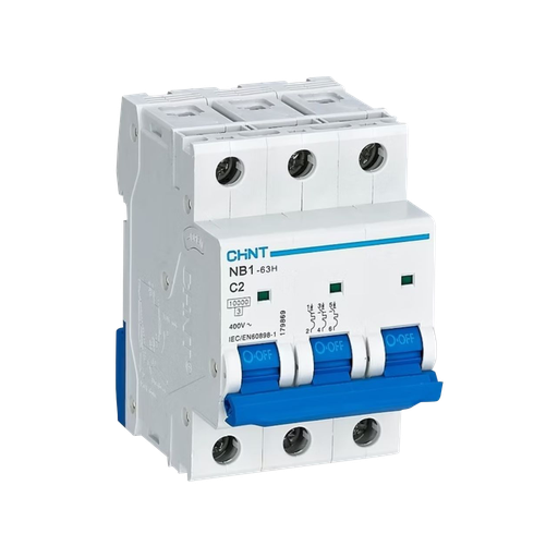 [CFS007] Modular circuit breaker CHINT, 3P 10A C 6KA.