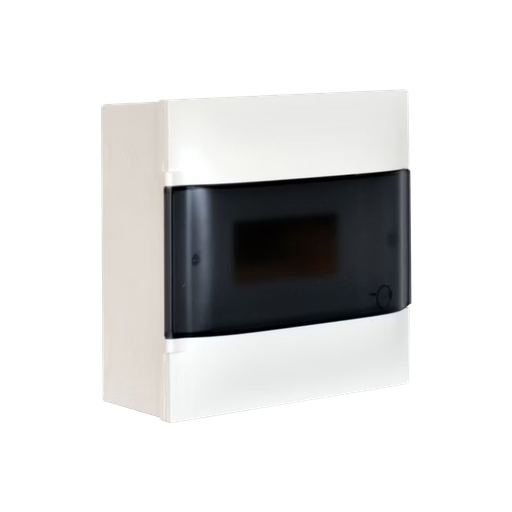 [CHH006] Fusebox 1x8MOD surface, IP40. 226x256x70 mm (HxWxD).