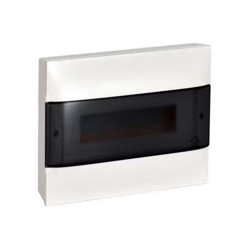 [CPJ601] Fusebox 1x12MOD surface, IP40. 236x328x76 mm (HxWxD).