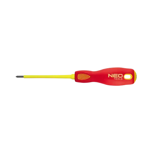 [03-04072] Krydskærv-skruetrækker PH1x80 mm, 1000V. Magnetisk spids.