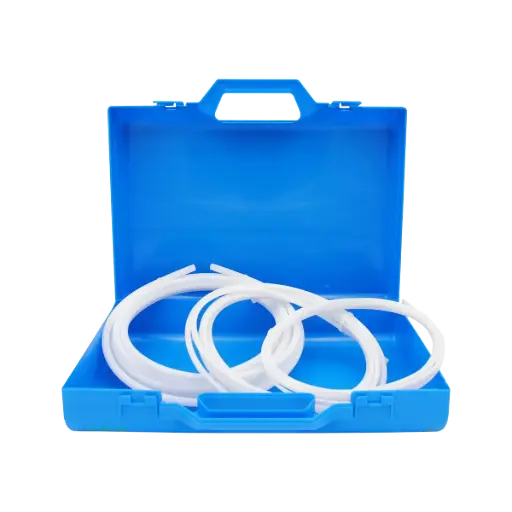 [11544] Plastic pipe bending probe set for copper pipes 1/4" - 3/8" - 1/2". Length 5 m.